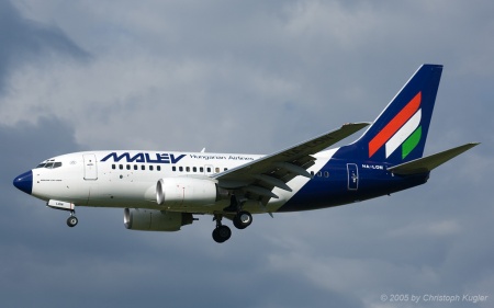 Boeing 737-6Q8 | HA-LON | Malev - Hungarian Airlines | Z&UUML;RICH (LSZH/ZRH) 07.08.2005
