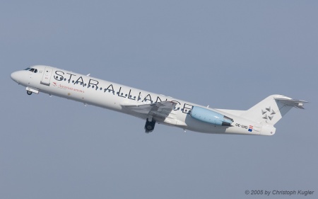 Fokker 100 | OE-LVG | Austrian Arrows  |  Star Alliance c/s | Z&UUML;RICH (LSZH/ZRH) 27.11.2005