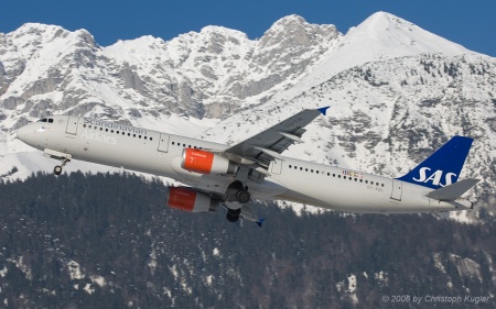 Airbus A321-232 | OY-KBL | SAS Scandinavian Airlines System | INNSBRUCK-KRANEBITTEN (LOWI/INN) 07.01.2006