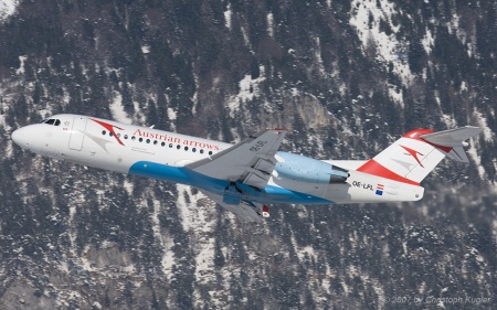 Fokker 70 | OE-LFL | Austrian Arrows | INNSBRUCK-KRANEBITTEN (LOWI/INN) 07.01.2006