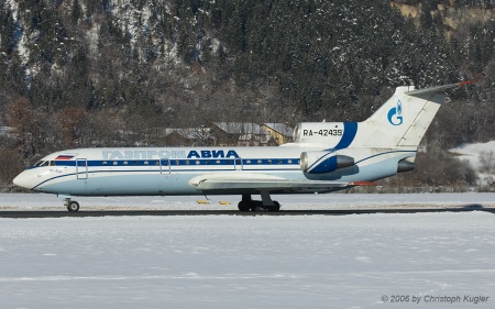 Yakovlev Yak 42D | RA-42439 | untitled (Gazpromavia) | INNSBRUCK-KRANEBITTEN (LOWI/INN) 08.01.2006