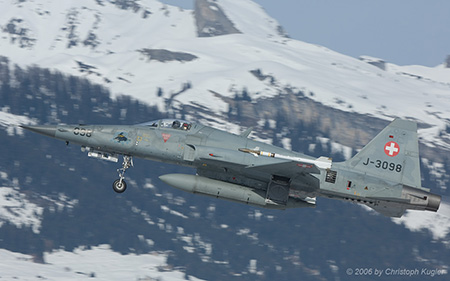 Northrop F-5E Tiger II | J-3098 | Swiss Air Force | SION (LSGS/SIR) 25.01.2006
