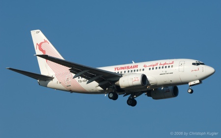 Boeing 737-6H3 | TS-IOP | Tunisair | Z&UUML;RICH (LSZH/ZRH) 03.06.2006