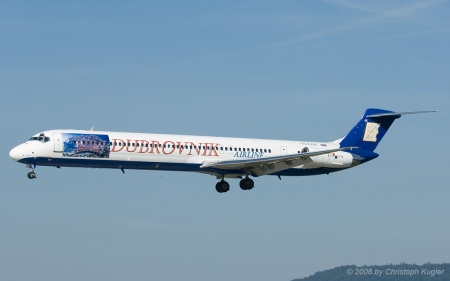 McDonnell Douglas MD-82 | 9A-CDE | Dubrovnik Airline | Z&UUML;RICH (LSZH/ZRH) 09.06.2006