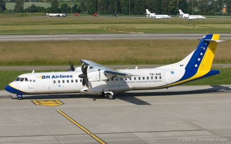 ATR 72-212 | T9-AAE | BH Airlines | Z&UUML;RICH (LSZH/ZRH) 18.06.2006