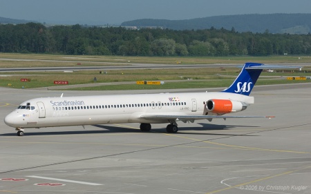 McDonnell Douglas MD-81 | LN-RMO | SAS Scandinavian Airlines System | Z&UUML;RICH (LSZH/ZRH) 18.06.2006