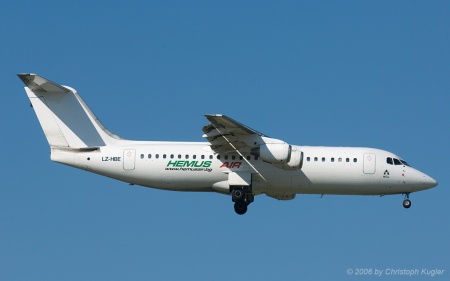 BAe 146-300 | LZ-HBE | Hemus Air | Z&UUML;RICH (LSZH/ZRH) 01.07.2006
