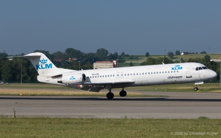 Fokker 100 | PH-OFL | KLM Cityhopper | Z&UUML;RICH (LSZH/ZRH) 02.07.2006