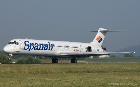 McDonnell Douglas MD-82 | EC-HHP | Spanair | Z&UUML;RICH (LSZH/ZRH) 21.07.2006