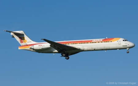 McDonnell Douglas MD-87 | EC-EYX | Iberia | Z&UUML;RICH (LSZH/ZRH) 31.08.2006