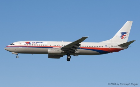 Boeing 737-86N | OK-TVD | Travel Service Airlines | Z&UUML;RICH (LSZH/ZRH) 07.10.2006