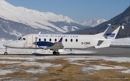 Raytheon 1900D | D-CBIG | untitled (Avanti Air) | SAMEDAN (LSZS/SMV) 05.02.2006