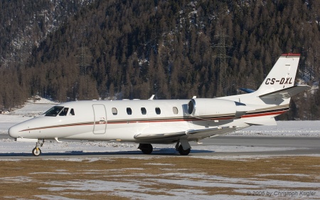 Cessna 560XLS Citation Excel | CS-DXL | untitled (Netjets Europe) | SAMEDAN (LSZS/SMV) 23.12.2006