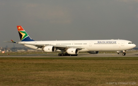 Airbus A340-642 | ZS-SNA | SAA South African Airways | FRANKFURT (EDDF/FRA) 02.04.2007