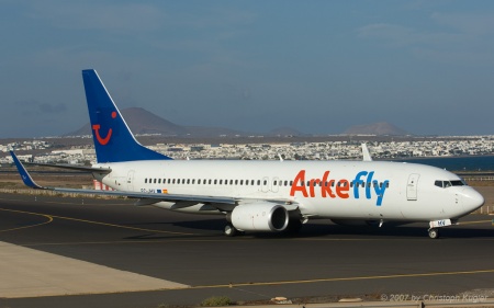Boeing 737-8FH | EC-JHV | ArkeFly | ARRECIFE-LANZAROTE (GCRR/ACE) 16.09.2007