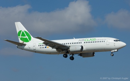 Boeing 737-33A | EC-JSL | Air Class Airways | ARRECIFE-LANZAROTE (GCRR/ACE) 17.09.2007