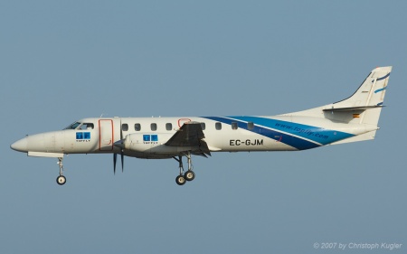 Swearingen Metroliner | EC-GJM | Top Fly | ARRECIFE-LANZAROTE (GCRR/ACE) 22.09.2007