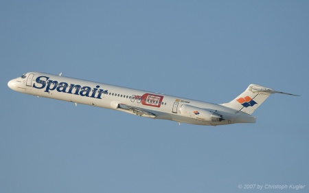 McDonnell Douglas MD-82 | EC-HHF | Spanair | BARCELONA (LEBL/BCN) 19.01.2007
