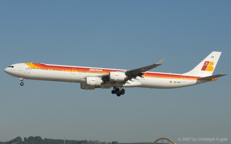 Airbus A340-642 | EC-IZX | Iberia | MADRID-BARAJAS (LEMD/MAD) 13.01.2007