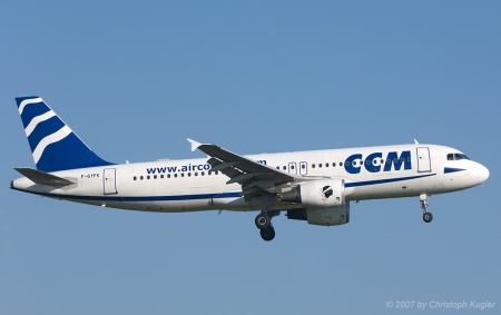 Airbus A320-214 | F-GYFK | CCM Airlines | PARIS ORLY (LFPO/ORY) 08.04.2007