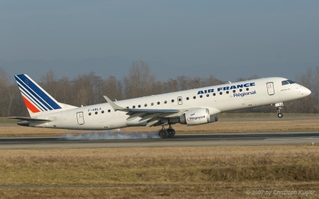 Embraer ERJ-190LR | F-HBLA | Air France (Regional) | BASLE (LFSB/BSL) 23.12.2007