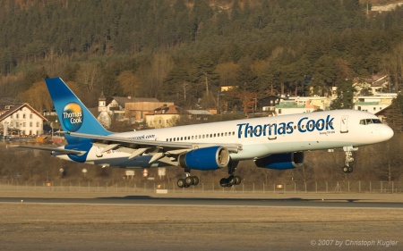 Boeing 757-2Q8 | G-TCBA | Thomas Cook Airlines UK | INNSBRUCK-KRANEBITTEN (LOWI/INN) 29.12.2007