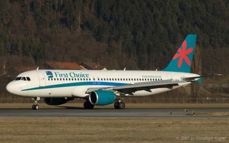 Airbus A320-214 | G-OOAR | First Choice Airways | INNSBRUCK-KRANEBITTEN (LOWI/INN) 29.12.2007