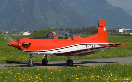 Pilatus PC-7 | A-941 | Swiss Air Force | BUOCHS (LSZC/BXO) 16.04.2007