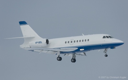 Dassault Falcon 2000 | VP-BDL | untitled (Sioux) | Z&UUML;RICH (LSZH/ZRH) 27.01.2007