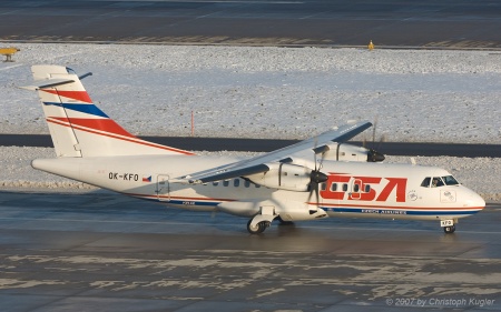 ATR 42-500 | OK-KFO | CSA Czech Airlines | Z&UUML;RICH (LSZH/ZRH) 28.01.2007