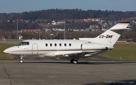 Raytheon Hawker 800XP | CS-DNK | untitled (Netjets Europe) | Z&UUML;RICH (LSZH/ZRH) 04.02.2007