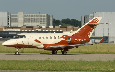 Raytheon Hawker 850XP | LY-DSK | untitled (Aurelia) | Z&UUML;RICH (LSZH/ZRH) 24.05.2007