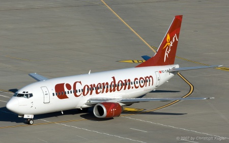 Boeing 737-3Q8 | TC-TJB | Corendon Airlines | Z&UUML;RICH (LSZH/ZRH) 14.07.2007