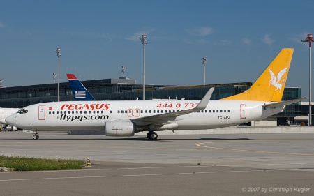 Boeing 737-86N | TC-APJ | Pegasus Airlines | Z&UUML;RICH (LSZH/ZRH) 14.07.2007