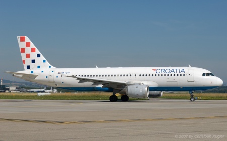 Airbus A320-212 | 9A-CTF | Croatia Airlines | Z&UUML;RICH (LSZH/ZRH) 14.07.2007