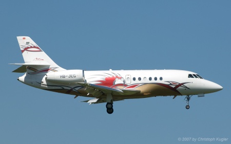 Dassault Falcon 2000EX EASy | HB-JEG | untitled (Comlux Switzerland) | Z&UUML;RICH (LSZH/ZRH) 15.07.2007