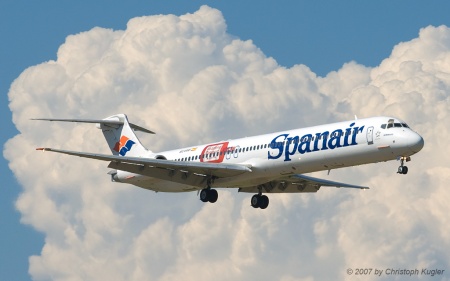 McDonnell Douglas MD-82 | EC-HHF | Spanair | Z&UUML;RICH (LSZH/ZRH) 15.07.2007