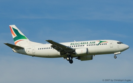 Boeing 737-330 | LZ-BOV | Bulgaria Air | Z&UUML;RICH (LSZH/ZRH) 01.08.2007