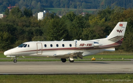 Cessna 560XL Citation Excel | HB-VNI | untitled (Speedwings Business) | Z&UUML;RICH (LSZH/ZRH) 29.09.2007