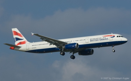 Airbus A321-231 | G-EUXL | British Airways | Z&UUML;RICH (LSZH/ZRH) 06.10.2007