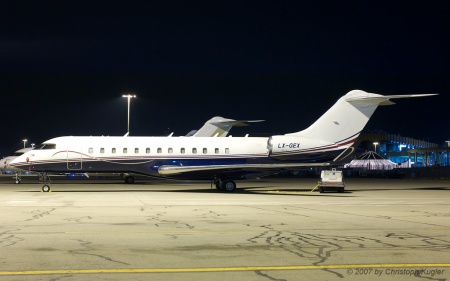Bombardier BD.700 Global Express | LX-GEX | untitled (Global Jet Luxembourg) | Z&UUML;RICH (LSZH/ZRH) 15.12.2007