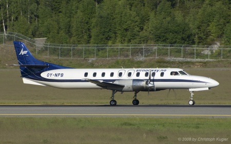 Swearingen Metroliner | OY-NPB | Air Norway | OSLO GARDERMOEN (ENGM/OSL) 05.06.2008