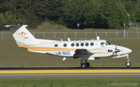 Raytheon King Air B200 | LN-SUZ | untitled (Sundt Air) | OSLO GARDERMOEN (ENGM/OSL) 05.06.2008