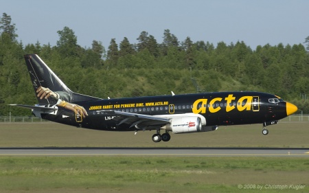 Boeing 737-3S3 | LN-KKY | Norwegian Air Shuttle  |  Acta c/s | OSLO GARDERMOEN (ENGM/OSL) 05.06.2008