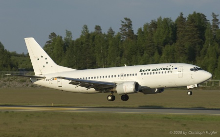 Boeing 737-382 | EC-IOR | Hola Airlines | OSLO GARDERMOEN (ENGM/OSL) 06.06.2008