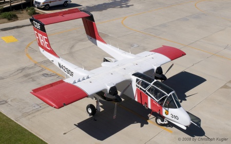 North American OV-10A Bronco | N429DF | California Department of Forestry | HEMET / RYAN FIELD (KHMT/HMT) 22.10.2008