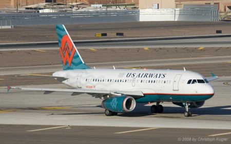 Airbus A319-132 | N838AW | US Airways  |  Retro c/s | PHOENIX SKY HARBOUR INTL (KPHX/PHX) 25.10.2008