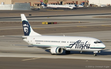 Boeing 737-4Q8 | N774AS | Alaska Airlines | PHOENIX SKY HARBOUR INTL (KPHX/PHX) 25.10.2008