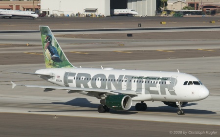 Airbus A319-111 | N902FR | Frontier Airlines | PHOENIX SKY HARBOUR INTL (KPHX/PHX) 27.10.2008