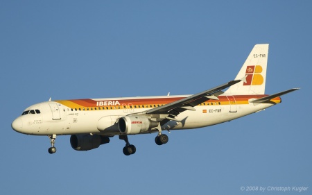 Airbus A320-211 | EC-FNR | Iberia | MADRID-BARAJAS (LEMD/MAD) 19.01.2008